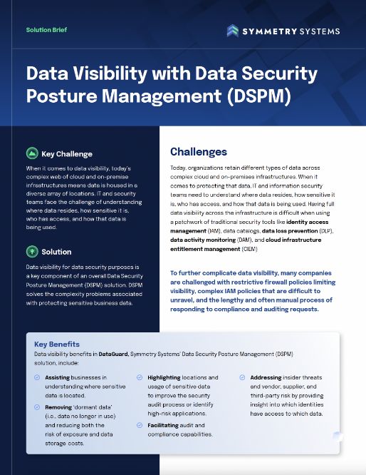 Data Visibility with Symmetry Data Security Posture Management