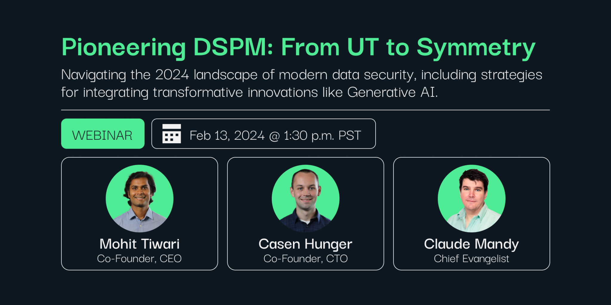 Pioneering DSPM: From UT to Symmetry